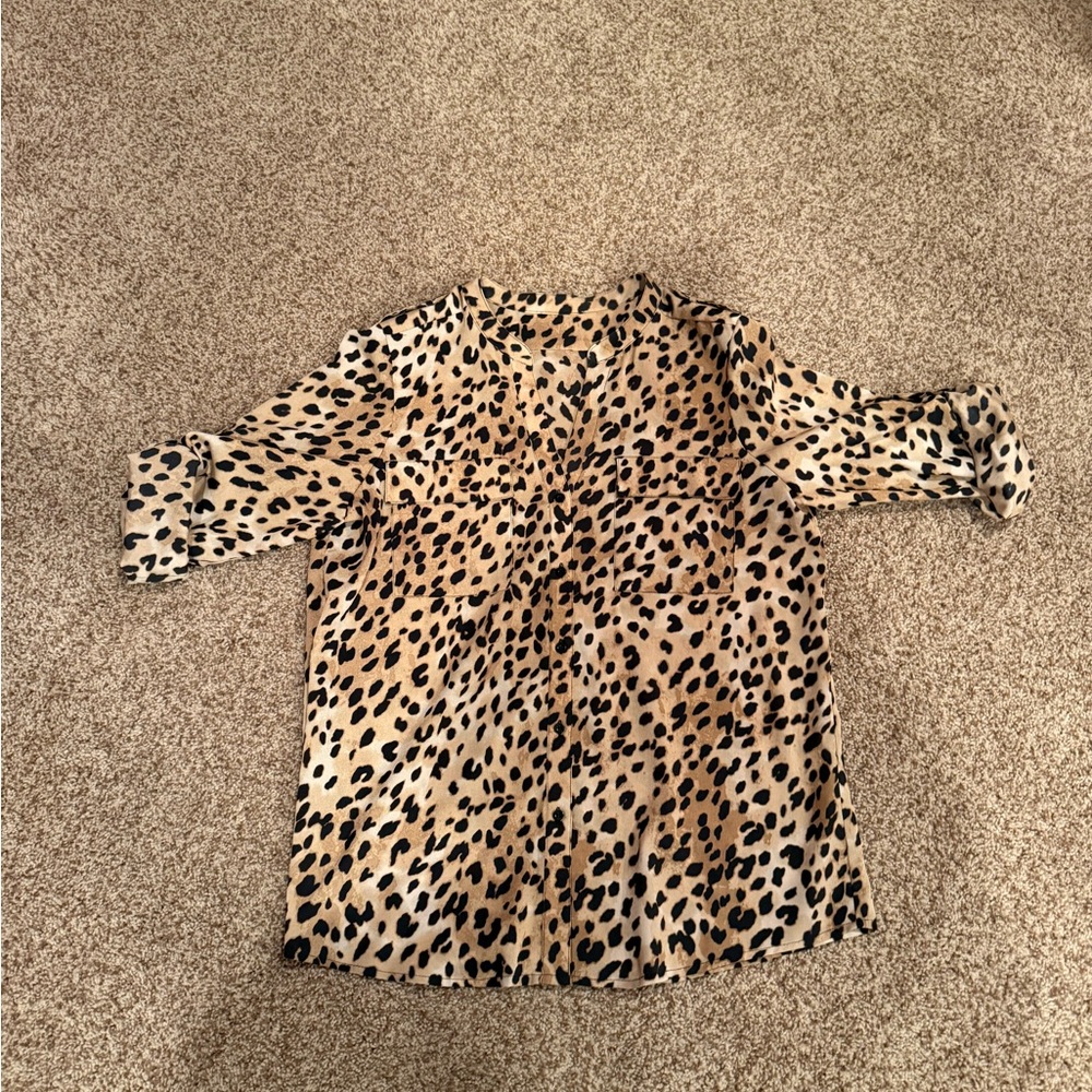 Leopard Print Women's Top